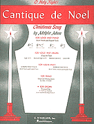 Cantique de Noel Organ sheet music cover